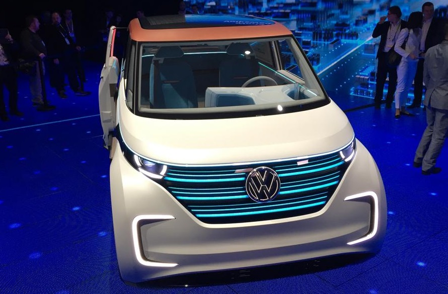 Volkswagen Budd-e concept - микроавтобус-электрокар